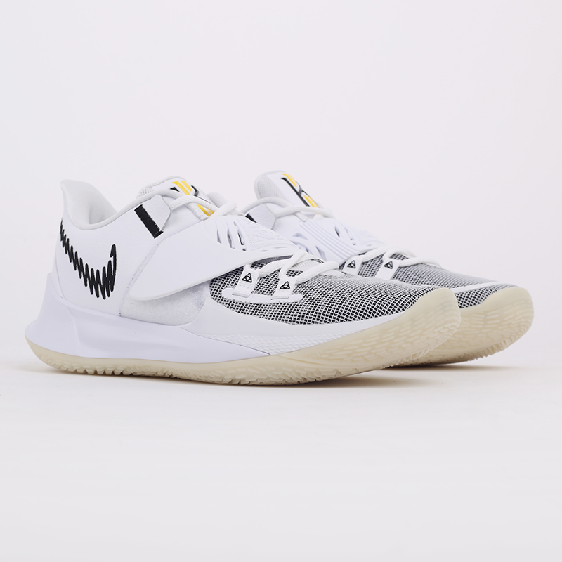 мужские белые баскетбольные кроссовки Nike Kyrie Low 3 CJ1286-100 - цена, описание, фото 2