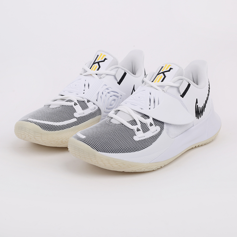 мужские белые баскетбольные кроссовки Nike Kyrie Low 3 CJ1286-100 - цена, описание, фото 9