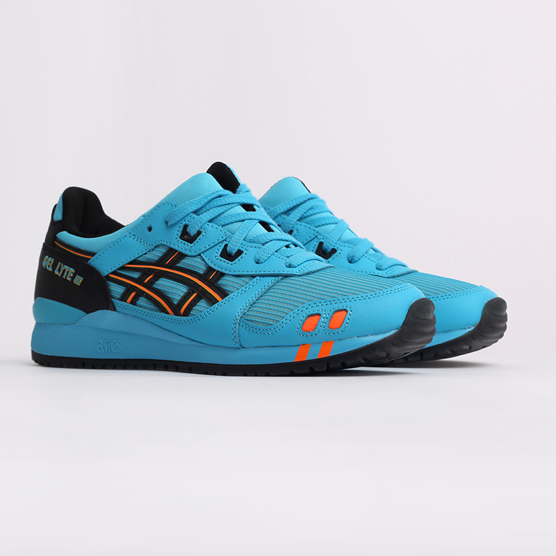  синие кроссовки ASICS Gel Lyte III OG 1201A052-400 - цена, описание, фото 2