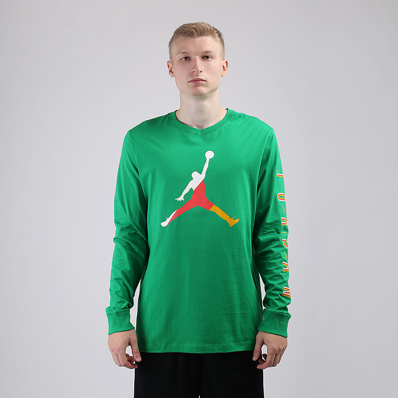 

Лонгслив Jordan, Зеленый, Sport DNA Long-Sleeve Crew