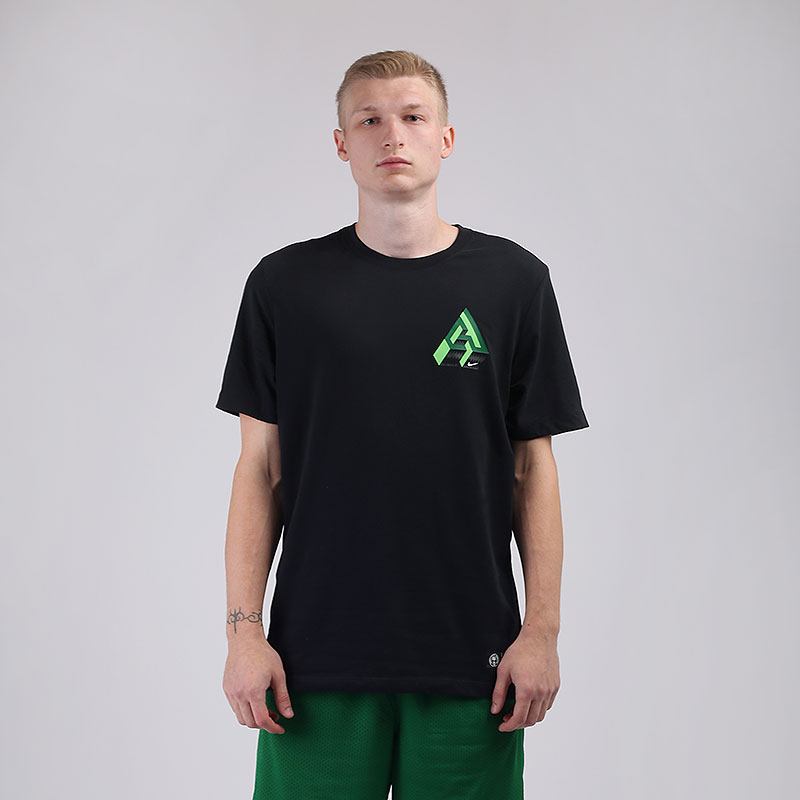 

Футболка Nike, Черный, Dri-FIT Giannis Logo Naija Basketball T-Shirt