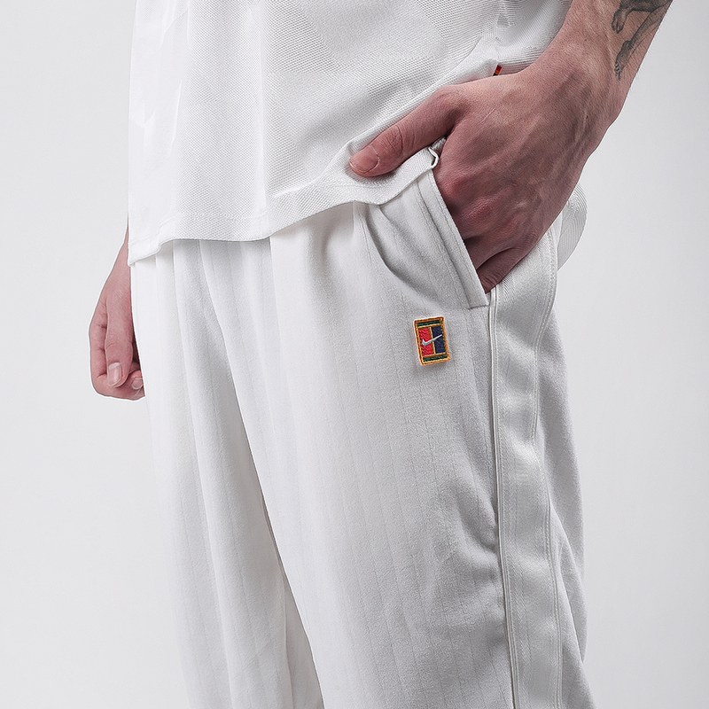 мужские белые брюки Nike NikeCourt Tennis Trousers CQ9163-100 - цена, описание, фото 2