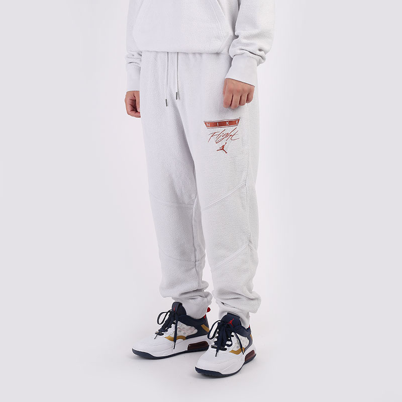 мужские серые брюки Jordan Flight Fleece Trousers CZ1209-094 - цена, описание, фото 1