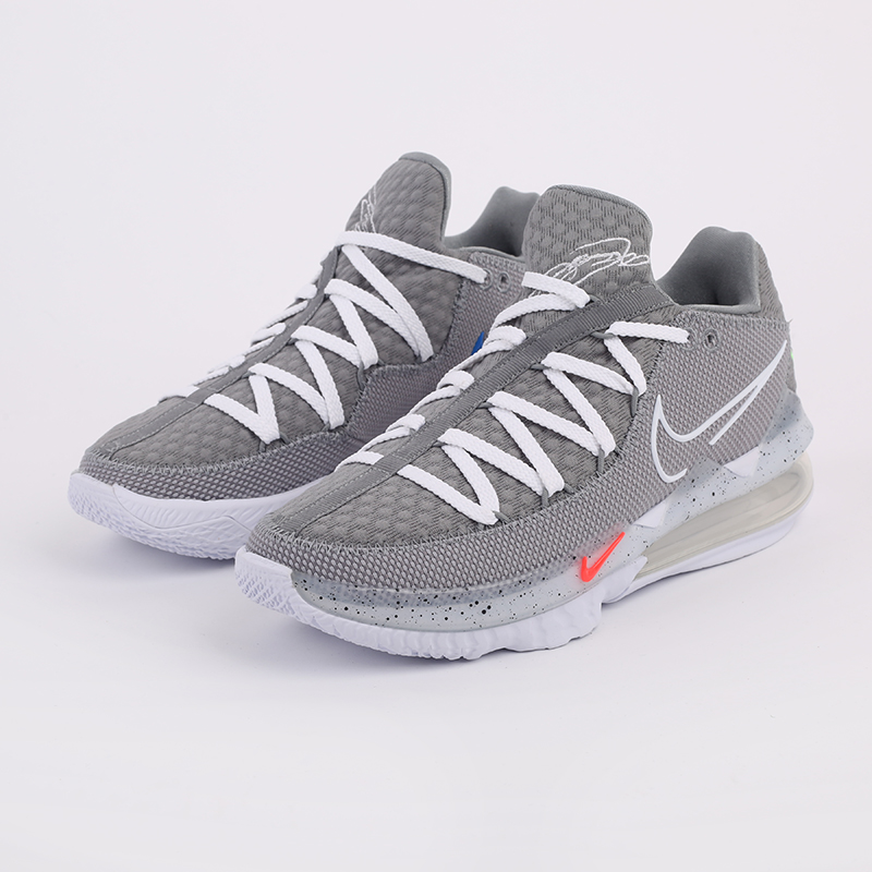  серые баскетбольные кроссовки Nike Lebron XVII Low CD5007-004 - цена, описание, фото 6