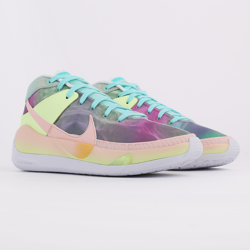 мужские разноцветные баскетбольные кроссовки Nike KD13 CI9948-602 - цена, описание, фото 2