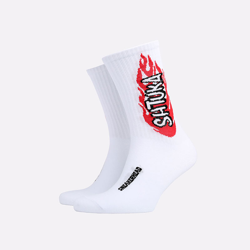 мужские белые носки Sneakerhead Shtuka Socks sa2020 - цена, описание, фото 1