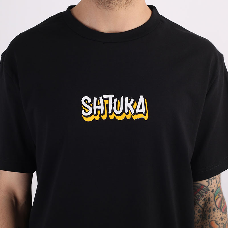 мужская черная футболка Sneakerhead Shtuka 1000 Sa-1000-black - цена, описание, фото 4
