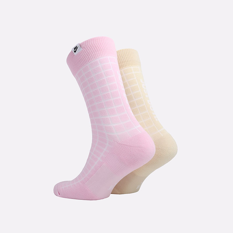 мужские розовые носки Nike Sneakr Sox 2 Pairs CK5590-902 - цена, описание, фото 2