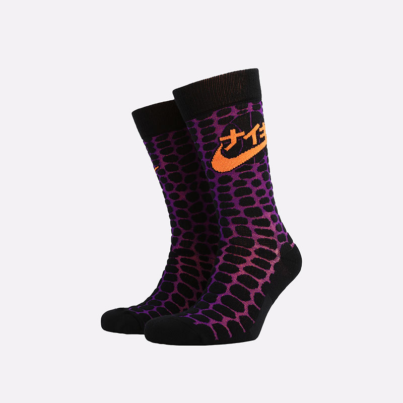 мужские черные носки Nike Snkr Sox Energy Godzilla CK6765-010 - цена, описание, фото 1