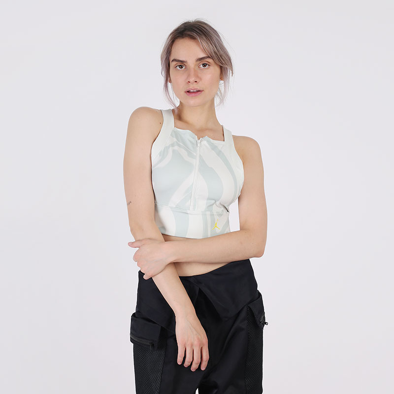 женский бежевый топ Jordan Utility Crop Top CV7975-083 - цена, описание, фото 1