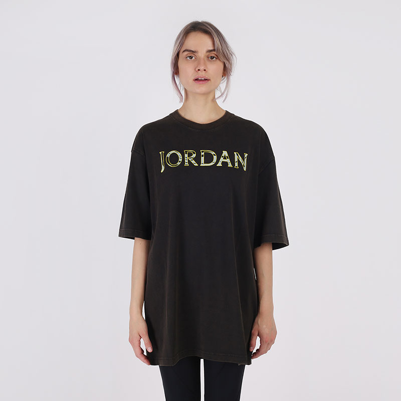 женская черная футболка Jordan Utility T-Shirt CV7443-010 - цена, описание, фото 1