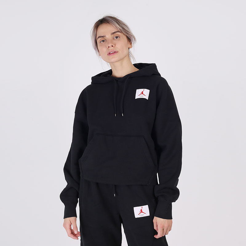 Женская толстовка Jordan Flight Fleece Pullover Hoodie (CV7737-010)  - цена, описание, фото 1
