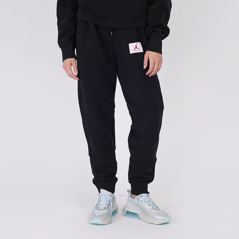 женские черные брюки Jordan Flight Fleece CV7795-010 - цена, описание, фото 1