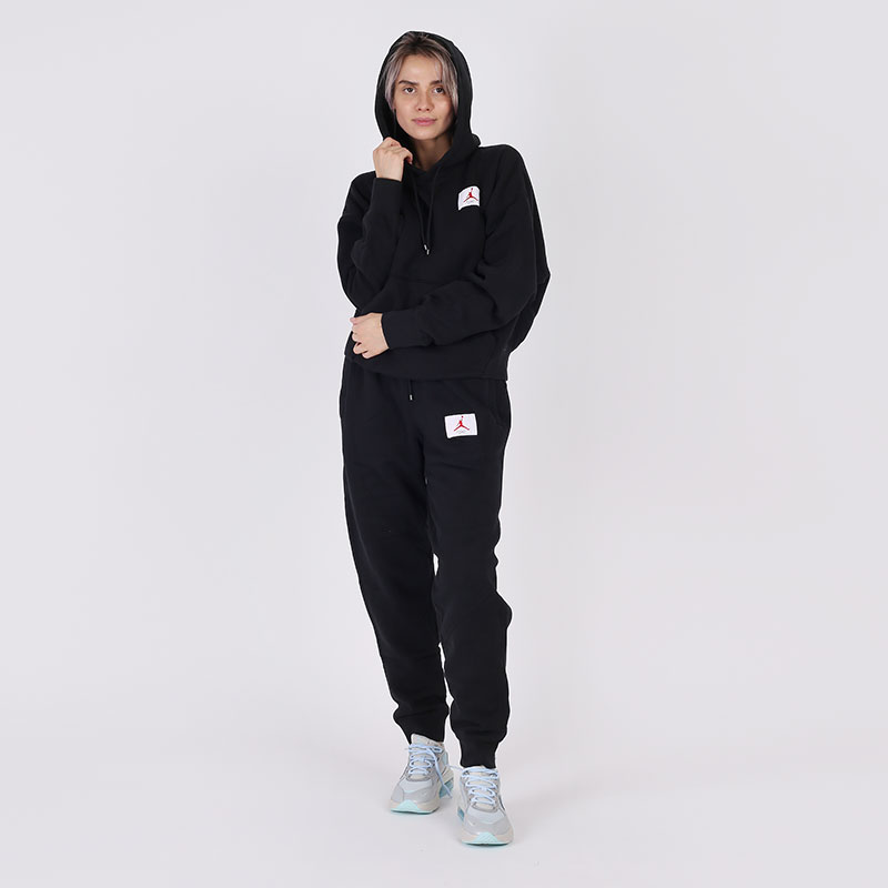 женские черные брюки Jordan Flight Fleece CV7795-010 - цена, описание, фото 6