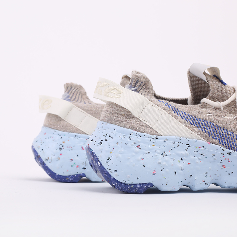 женские бежевые кроссовки Nike WMNS Space Hippie 04 CD3476-101 - цена, описание, фото 4