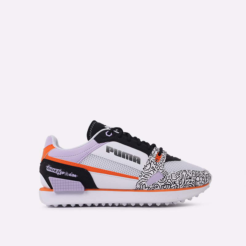 Женские кроссовки PUMA x Mile Rider Mr Doodle (37421501)  - цена, описание, фото 1