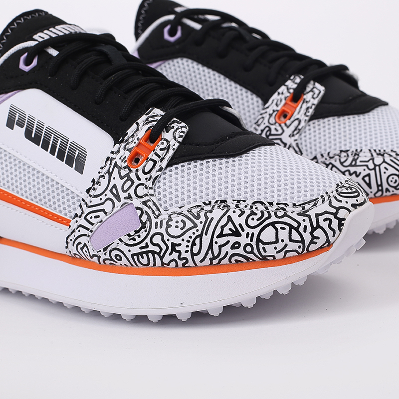 Женские кроссовки PUMA x Mile Rider Mr Doodle (37421501)  - цена, описание, фото 5