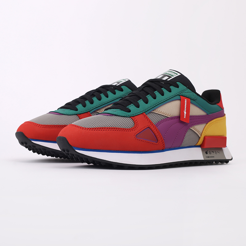 мужские разноцветные кроссовки PUMA Future Rider HF x The Hundreds 37372601 - цена, описание, фото 2