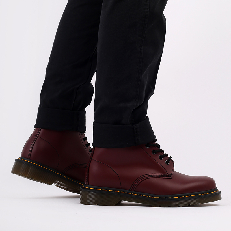мужские бордовые ботинки Dr. Martens 1460 11822600 - цена, описание, фото 7