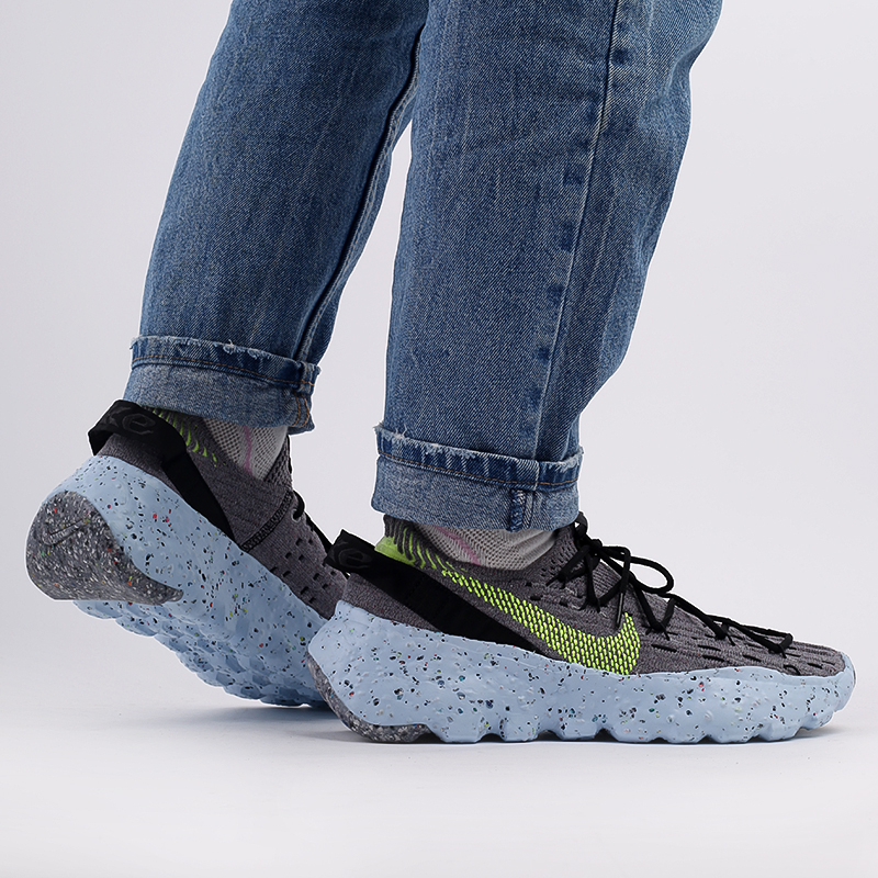 мужские серые кроссовки Nike Space Hippie 04 CZ6398-001 - цена, описание, фото 9