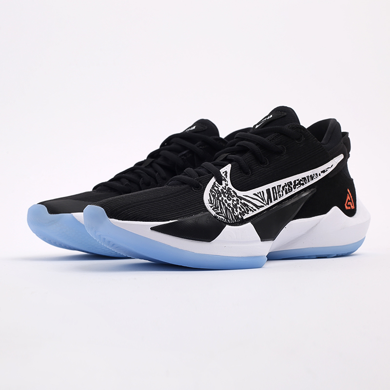  черные баскетбольные кроссовки Nike Zoom Freak 2 CK5424-001 - цена, описание, фото 5