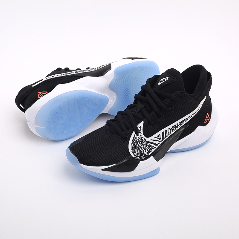  черные баскетбольные кроссовки Nike Zoom Freak 2 CK5424-001 - цена, описание, фото 6