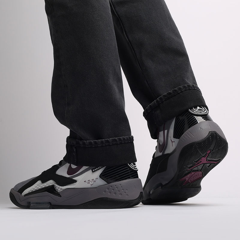 мужские черные кроссовки Jordan Zoom'92 PSG DA2554-006 - цена, описание, фото 5