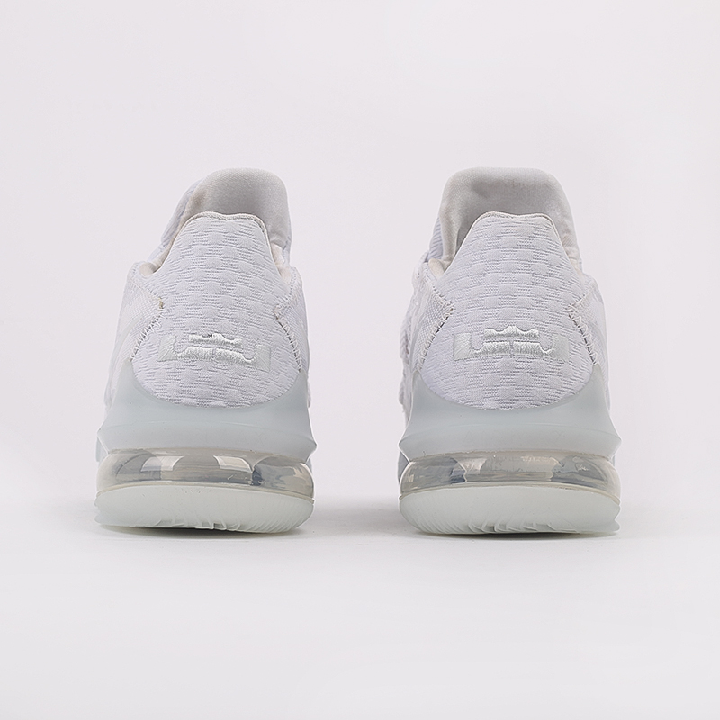  белые баскетбольные кроссовки Nike Lebron XVII Low CD5007-103 - цена, описание, фото 3