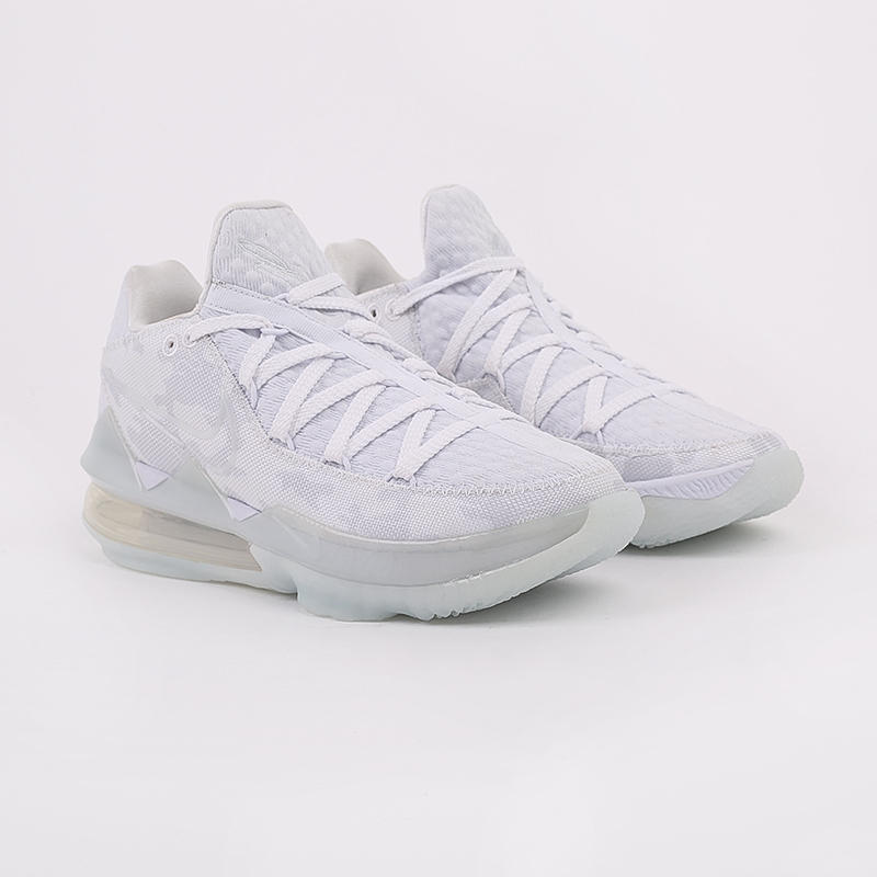  белые баскетбольные кроссовки Nike Lebron XVII Low CD5007-103 - цена, описание, фото 2