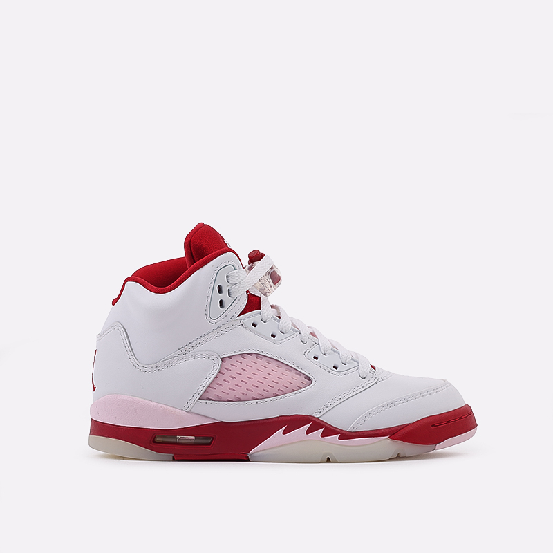 женские белые кроссовки Jordan 5 Retro (GS) 440892-106 - цена, описание, фото 1