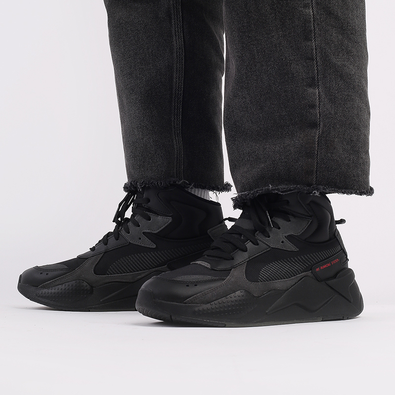 мужские черные кроссовки PUMA RS-X Midtop Binary Code 36982002 - цена, описание, фото 8