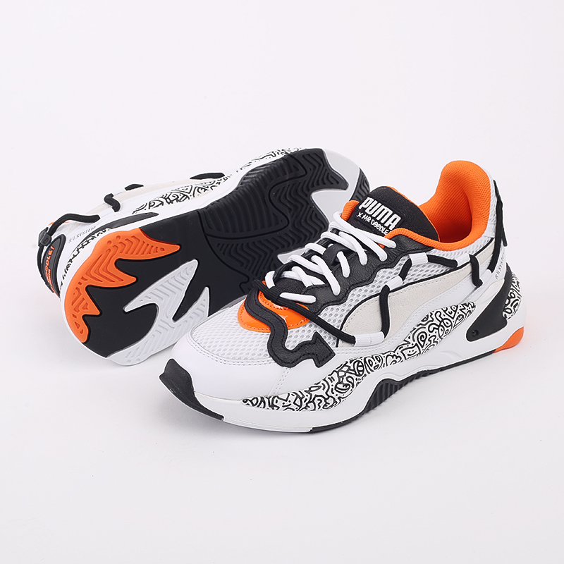  белые кроссовки PUMA RS-2K x Mr. Doodle 37421301 - цена, описание, фото 5