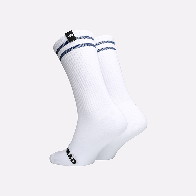 Мужские носки Sneakerhead 2 Stripes (SNKR white-blue)  - цена, описание, фото 2