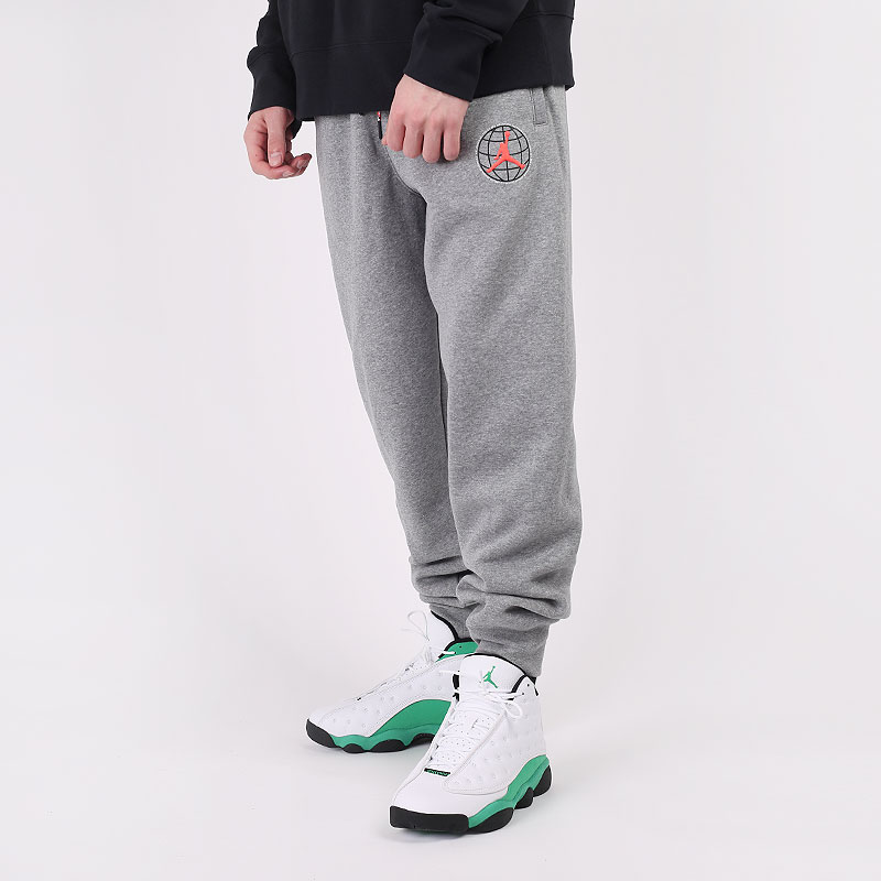 мужские серые брюки Jordan Winter Utility Fleece Trousers CT3495-091 - цена, описание, фото 1