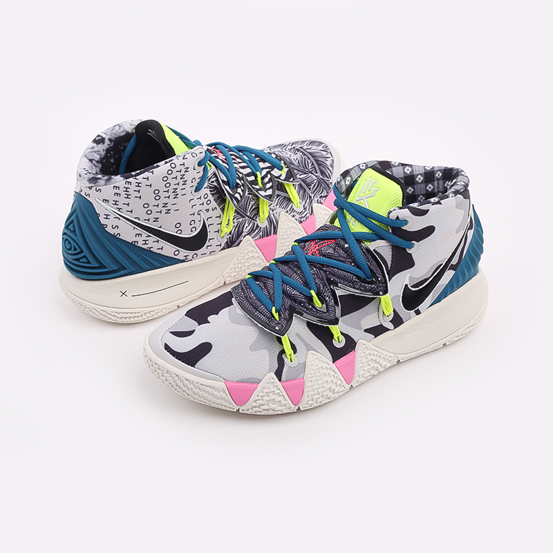 мужские разноцветные баскетбольные кроссовки Nike Kybrid S2 CQ9323-002 - цена, описание, фото 5