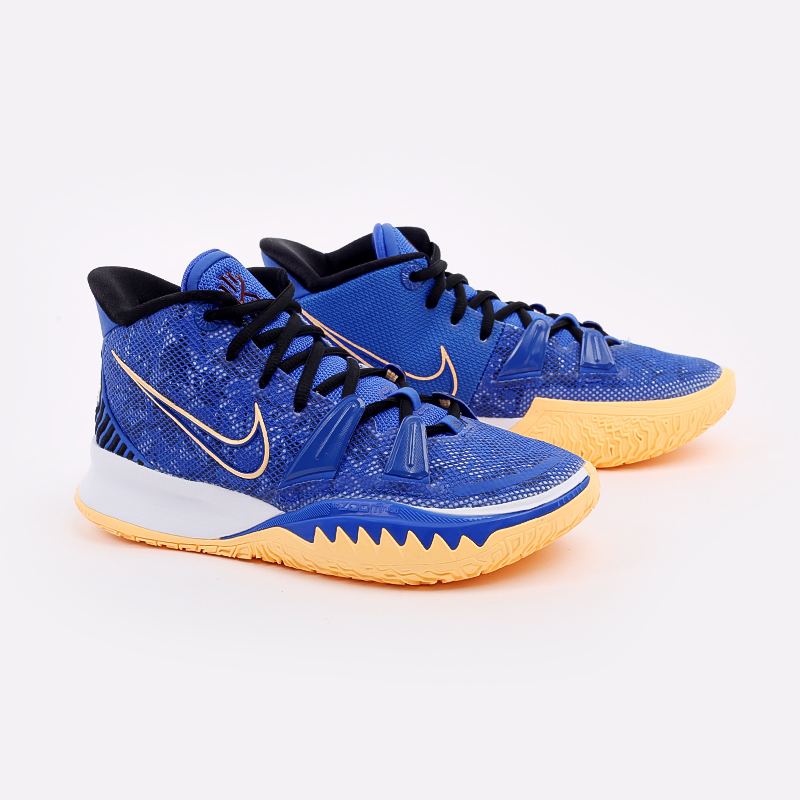  синие баскетбольные кроссовки Nike Kyrie 7 CQ9326-400 - цена, описание, фото 4