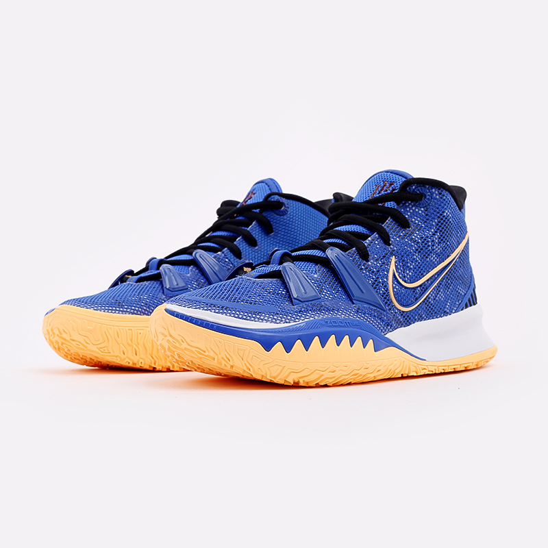  синие баскетбольные кроссовки Nike Kyrie 7 CQ9326-400 - цена, описание, фото 2