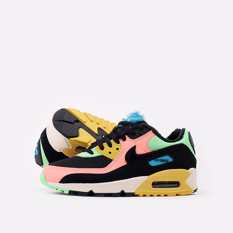 женские разноцветные кроссовки Nike Wmns Air Max 90 PRM CT1891-600 - цена, описание, фото 5