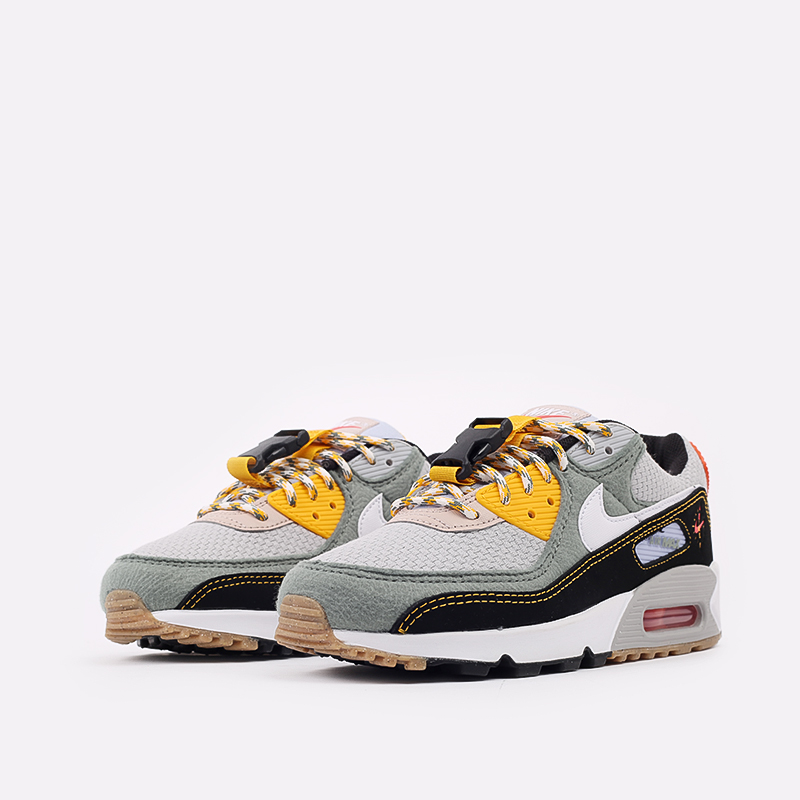 мужские разноцветные кроссовки Nike Air Max 90 DC2525-300 - цена, описание, фото 2