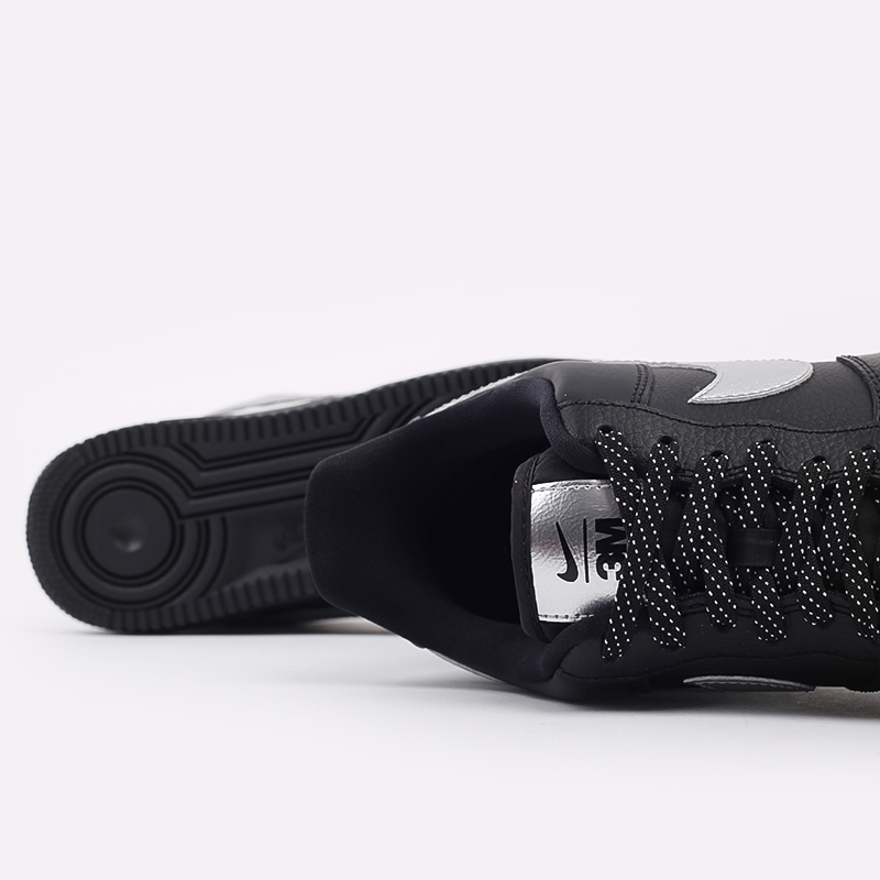 мужские черные кроссовки Nike Air Force 1 '07 LV8 3M CT2299-001 - цена, описание, фото 8