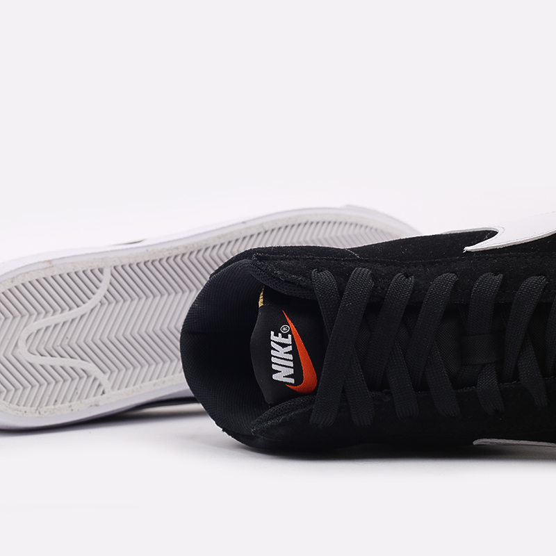 мужские черные кроссовки Nike Blazer Mid '77 Suede CI1172-005 - цена, описание, фото 6