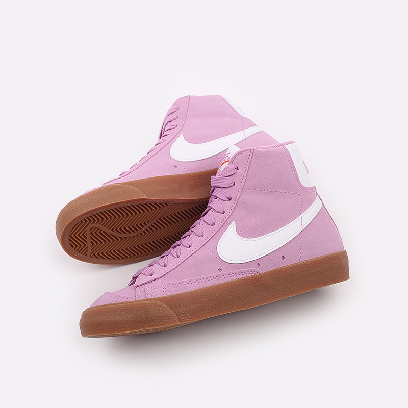 женские розовые кроссовки Nike WMNS Blazer Mid '77 Suede DB5461-600 - цена, описание, фото 8