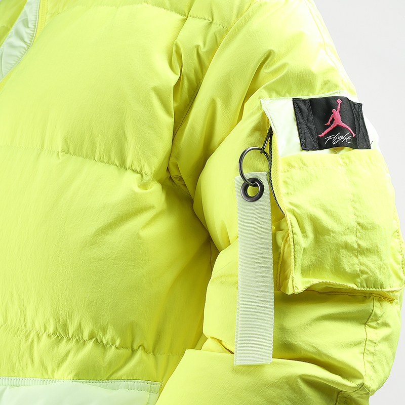 женская желтая куртка Jordan Down Parka CV2480-757 - цена, описание, фото 8