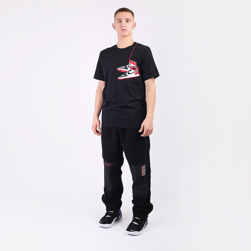 Мужская футболка Jordan 1 Crew (CZ0432-010)  - цена, описание, фото 2