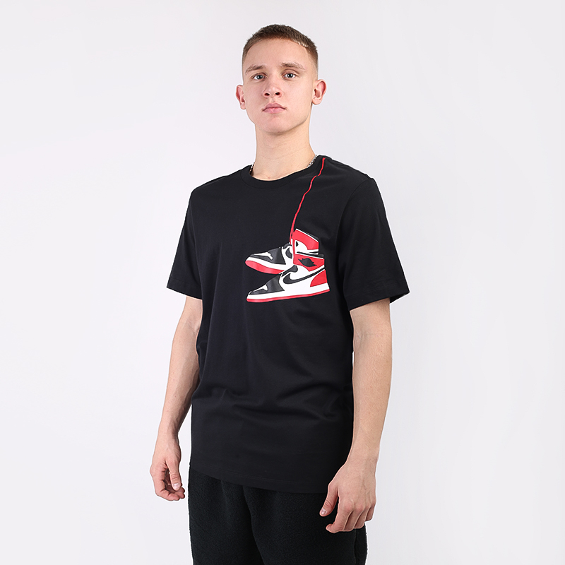 Мужская футболка Jordan 1 Crew (CZ0432-010)  - цена, описание, фото 1