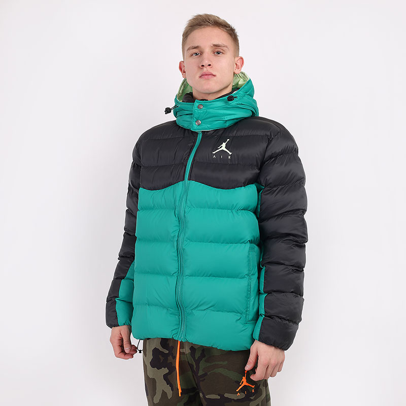 мужская зеленая куртка Jordan Jumpman Air Puffer CK6885-370 - цена, описание, фото 1