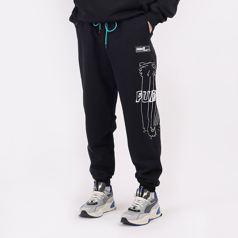 

Брюки PUMA, Черный, Franchise Sweats