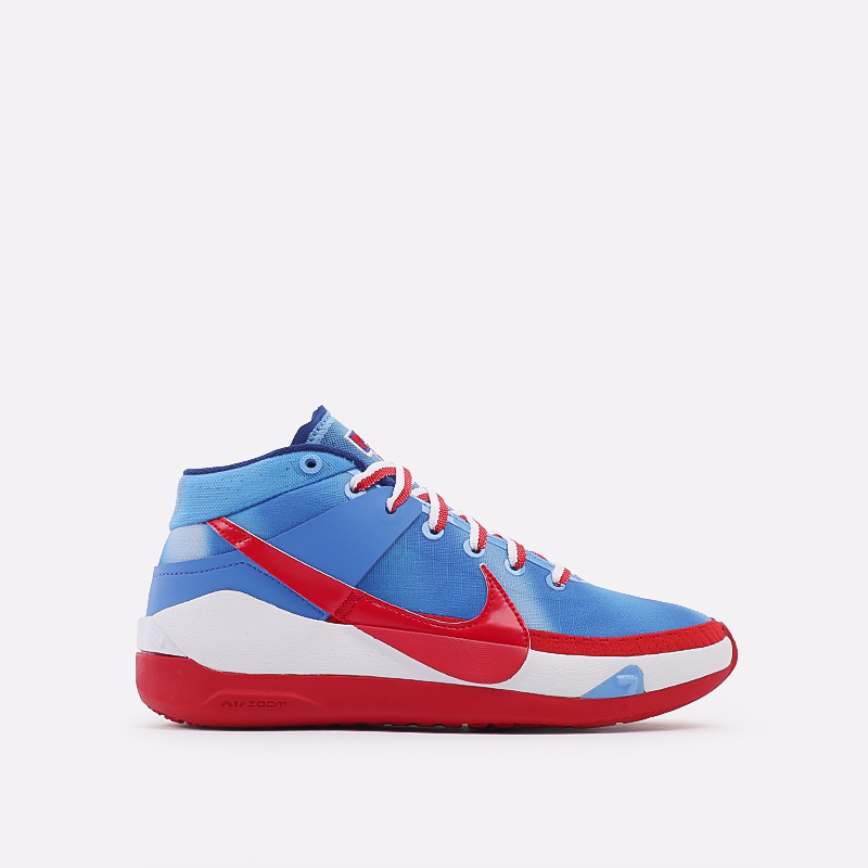  синие баскетбольные кроссовки Nike KD13 DC0009-400 - цена, описание, фото 1