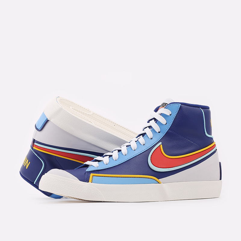 мужские синие кроссовки Nike Blazer Mid '77 Infinite DA7233-400 - цена, описание, фото 5