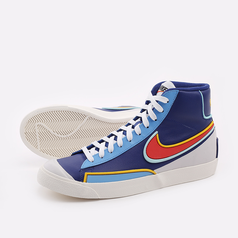 мужские синие кроссовки Nike Blazer Mid '77 Infinite DA7233-400 - цена, описание, фото 6